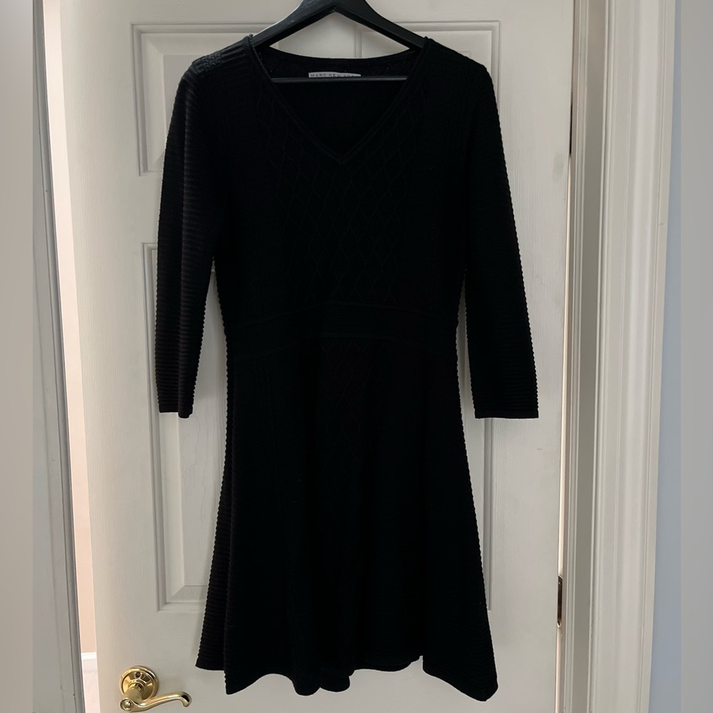 Marc New York Black Long Sleeve Dress
